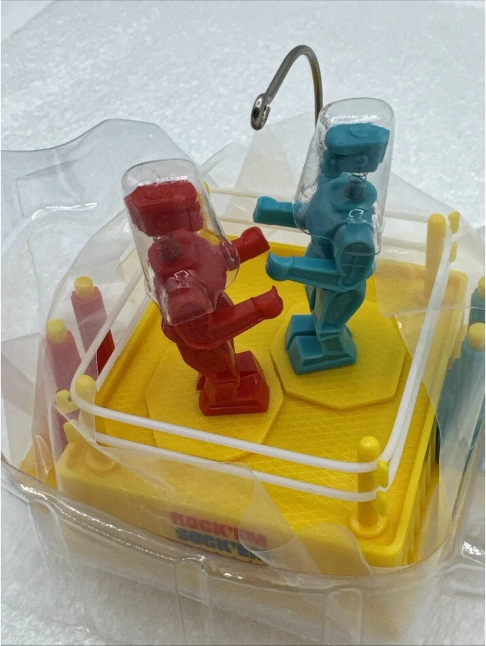 Hallmark 2007 Keepsake Rock'Em Sock'Em Robots Christmas Ornament NEW Vintage Toy
